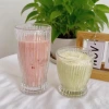 ins iced Americano latte coffee cup, heat-resistant cup, beverage glass cup, transparent cold drink cup, milk glass water cup Application Scenario